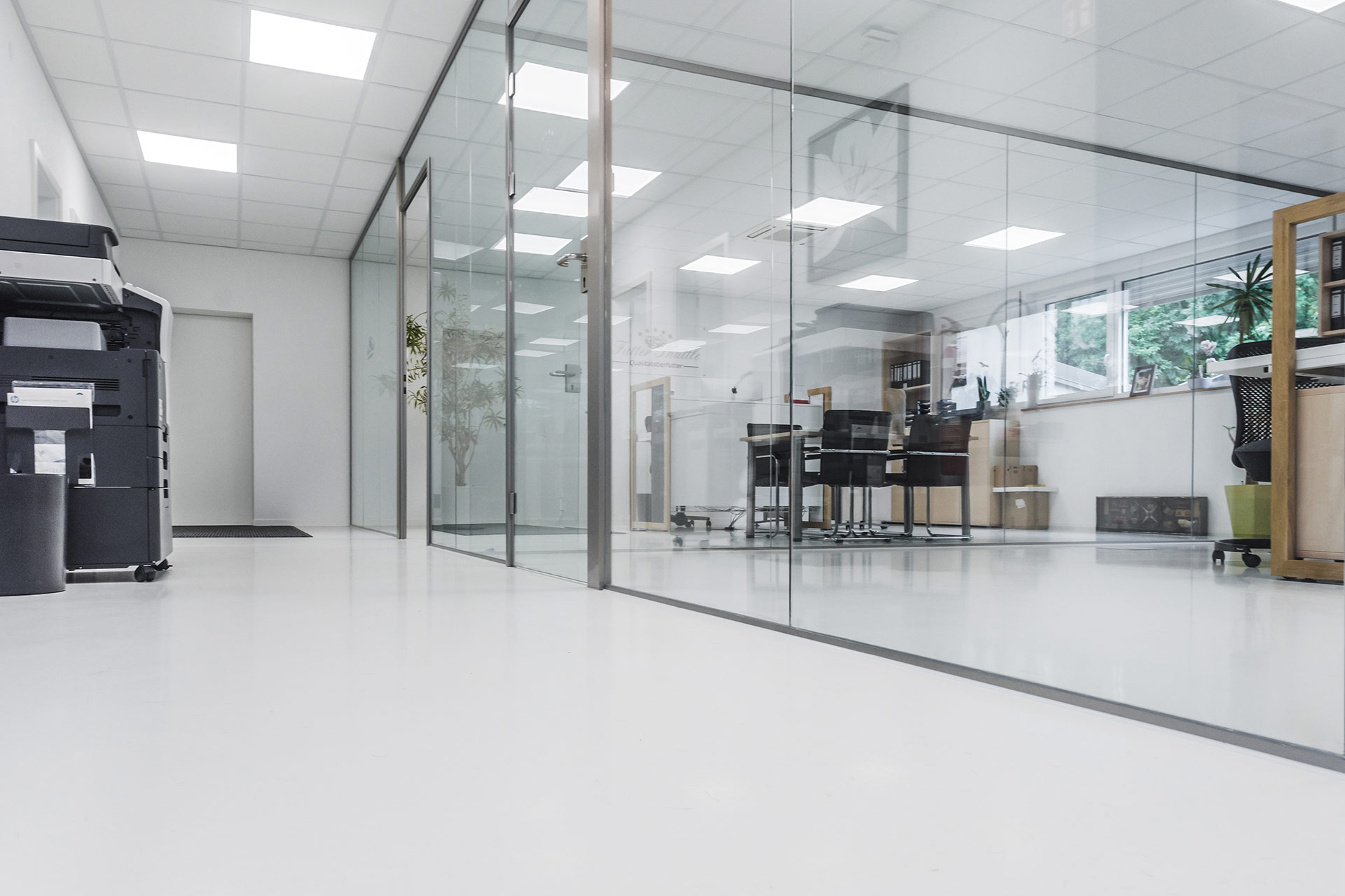 Büro eines Fachhändlers für Premium Tiernahrung