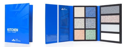 Mustermappe Kitchen mit Belägen für Küchenboden